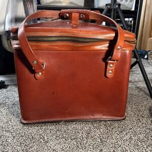 Vintage Murray C-7 Murray Carry All Prime Saddle, Leather Bag Retail $895